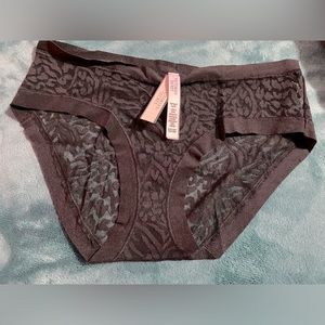 Black sheer panties by Victoria’s Secret.  These are new with tags.  Size small